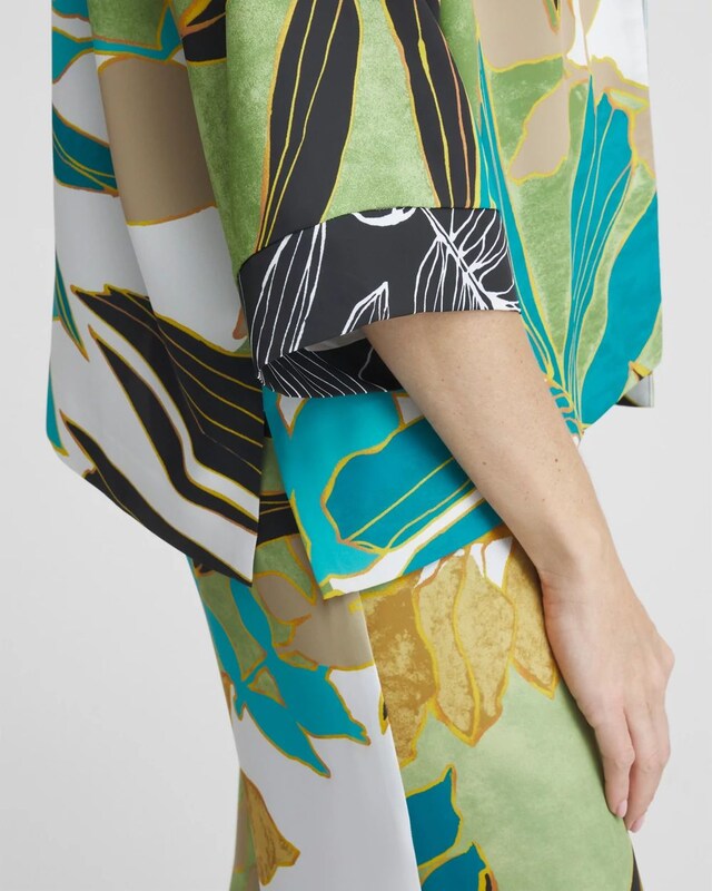 Tropical Palms Kimono - image 4